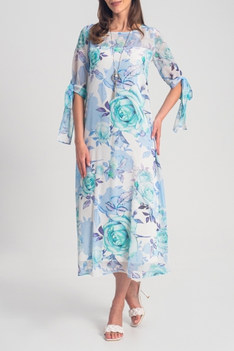 Sukienka Wizytowa Flora Turkus Frank Fashion.jpg