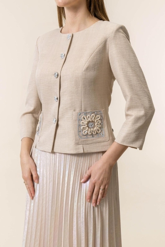 Garsonka Elegancka Mary Beige Frank Fashion.jpg