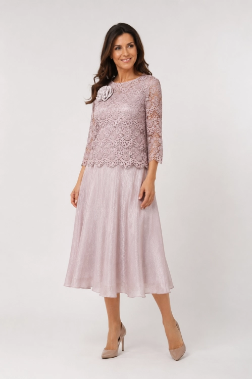 Sukienka Weselna Pudrowy Róż Lady Frank Fashion.jpg