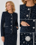 Garsonka Wizytowa Jesienna Navy Dot Frank Fashion,jpg