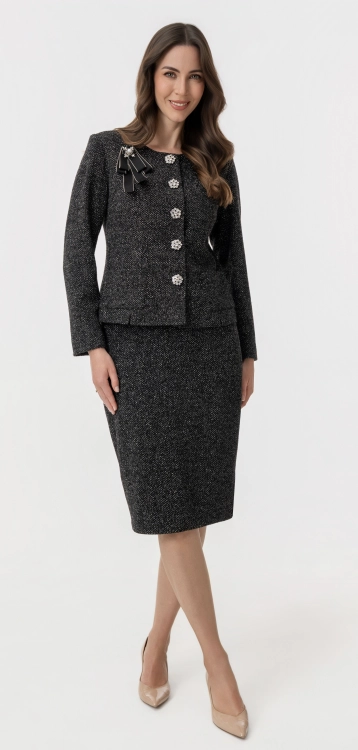 Garsonka Wieczorowa Czarna Jerseyowa Lucy Frank Fashion.jpg
