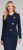 Garsonka Wizytowa Jerseyowa Granatowa Sezane Navy Flock Frank Fashion.jpg