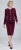 Garsonka Wieczorowa Velur Bordo Frank Fashion