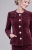 Garsonka Wieczorowa Velur Bordo Frank Fashion