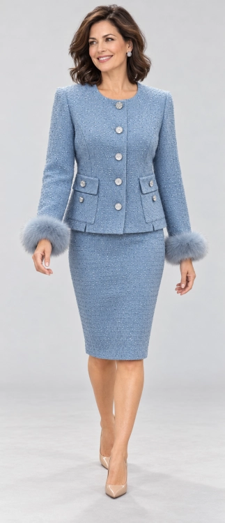 Garsonka Damska Inga Blue Fox Frank Fashion