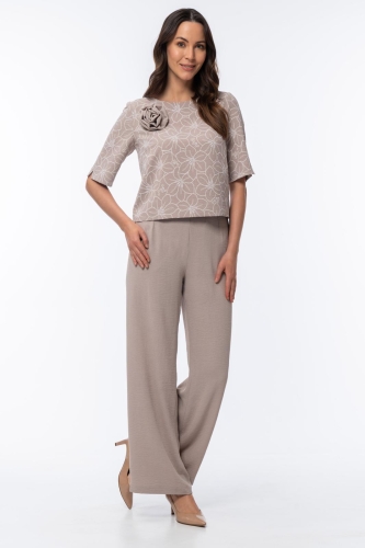 Komplet Damski ze spodniami Sahara Beige Frank Fashion.jpg